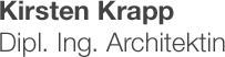 Kirsten Krapp | Architektin